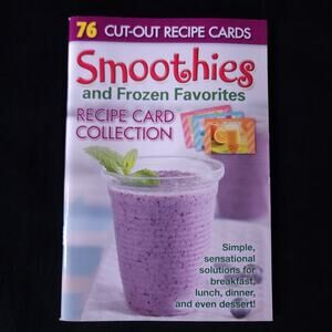 76 Cut-Out Recipe Cards Smoothies and Frozen Favorites Recipes Card Collection